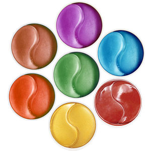 Masker Mata Kristal Kolagen Rumput Laut Vegan Organik Label Pribadi Anti Lingkaran Hitam Melembapkan Hydrogel - Product Image 2