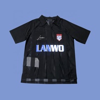 Maillot de football Blokecore personnalisé avec logo OEM pour homme, streetwear vintage, respirant, en mesh, imprimé graphique surdimensionné