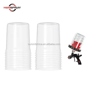 650ml 125mic automotive spray paint mixing cup with collar cup lid and outer cup for car coating