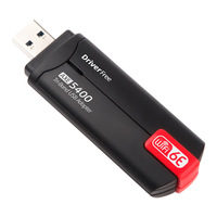 Adaptador Wifi 6E de Alta Velocidad Ax5400 Tribanda 2.4GHz 5.8GHz 6GHz Usb 3.0, Sin Controladores, Tarjeta de Red Inalámbrica de 5400Mbps