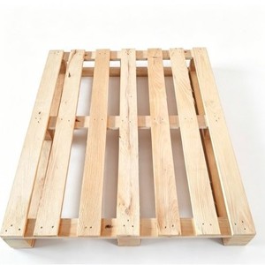 Paleta de Madera Maciza Wei Rui 1300x1200mm, Entrada de Cuatro Vías, Resistente, para Logística de Almacenamiento - Product Image 1