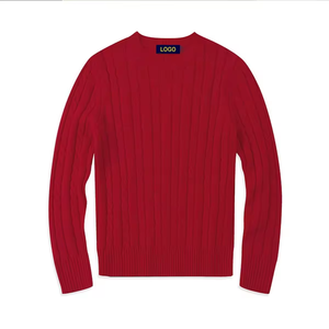 Maglione con Logo Ricamato RA l Logo Girocollo Ralph Maglione Jacquard Lavorato a Maglia Uomo Lauren - Product Image 6