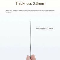 Cincin magnetik MagSafe permanen industri, stiker magnetik Magsafe Magnet digunakan pemosisian akurat luar hitam