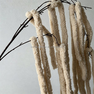 L-256 Vente en gros de fausses <span class=keywords><strong>plantes</strong></span> amaranthes à longues franges suspendues, fleurs artificielles <span class=keywords><strong>pour</strong></span> la décoration murale de mariage et de la maison - Product Image 5
