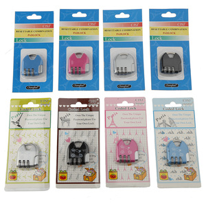 ดอดดี้แคทกุญแจล็อคแบบผสมผสาน 3 หลัก ทำจากโลหะผสมสังกะสี ขนาดเล็ก สำหรับใช้กับตู้ในหอพักนักเรียน ประตูบ้าน - Product Image 3