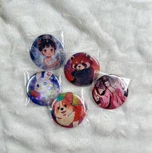 Pins Personalizados de Alta Definición con Personajes de Anime Japonés, Insignias Intercambiables, Pins de Movimiento de Anime, Botones de Metal - Product Image 1