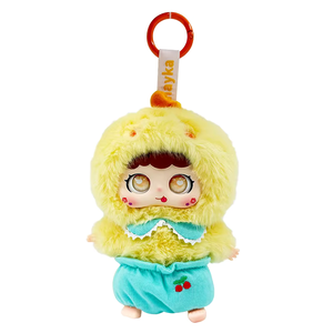 JOPARK ODM grazioso portachiavi in plastica volpe scatola cieca peluche con riempimento in cotone PP bella volpe bendata occhi occhi tornanti peluche - Product Image 4