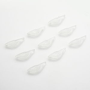 Zhubi 12x30mm <span class=keywords><strong>perline</strong></span> di cristallo a foglia sottile combinazione di colori magici con ciondolo foglia di ibisco perle di vetro per la creazione di gioielli fai da te - Product Image 6