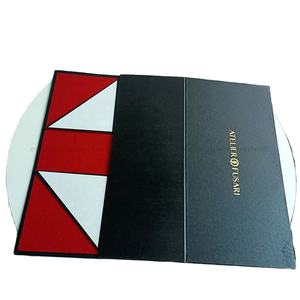 Caja Rígida de Lujo con Diseño Floral, Lámina Dorada, Protección UV <span class=keywords><strong>para</strong></span> Colecciones de Broches Vintage, Caja <span class=keywords><strong>para</strong></span> Anillos con Logotipo Estampado en Caliente - Product Image 1