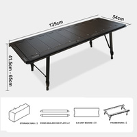 Table IGT de luxe légère en alliage d'aluminium pliable pour le camping