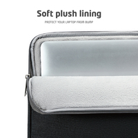 Kit de protection pour ordinateur portable 13-14 pouces MacBook Air/Pro, étui en polyester résistant à l'eau avec fermeture éclair, sacs d'accessoires