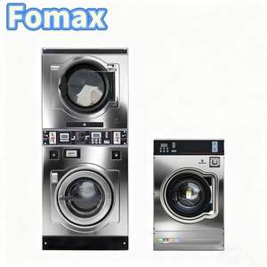 Lave-<span class=keywords><strong>linge</strong></span> superposé économique avec <span class=keywords><strong>sèche</strong></span>-<span class=keywords><strong>linge</strong></span>, <span class=keywords><strong>à</strong></span> monnayeur, en acier inoxydable 304, équipement de blanchisserie professionnel - Product Image 4