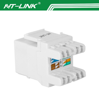 NT K013 UTP 180 Derajat Dual IDC Keystone Jack Cat5e Cat6
