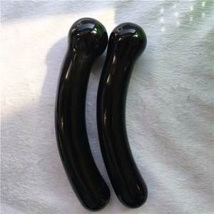 Toptan doğal yoni değnek siyah obsidyen Penis - Product Image 2