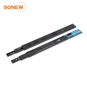 Glissières de tiroir de placard SONEW de 42 <span class=keywords><strong>mm</strong></span> de largeur, fermeture douce, extension complète, rail caché, glissière de tiroir <span class=keywords><strong>à</strong></span> billes pour cuisine - Product Image 4