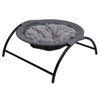Hamac surélevé pour chat panier suspendu chaise longue lit pour animal de compagnie support rond surélevé pour chat