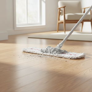 Mopa para Polvo Gizmop de 100 cm con Tela de Microfibra. Escurridor Automático Antibacterial Reutilizable Duradero Sostenible Más de 20,000 Usos Absorción Rápida - Product Image 3