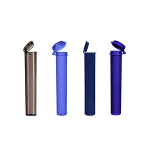 Tubes coniques en plastique transparent colorés de 120 mm, résistants aux enfants, pour l'emballage de cigares et de briquets - Product Image 1