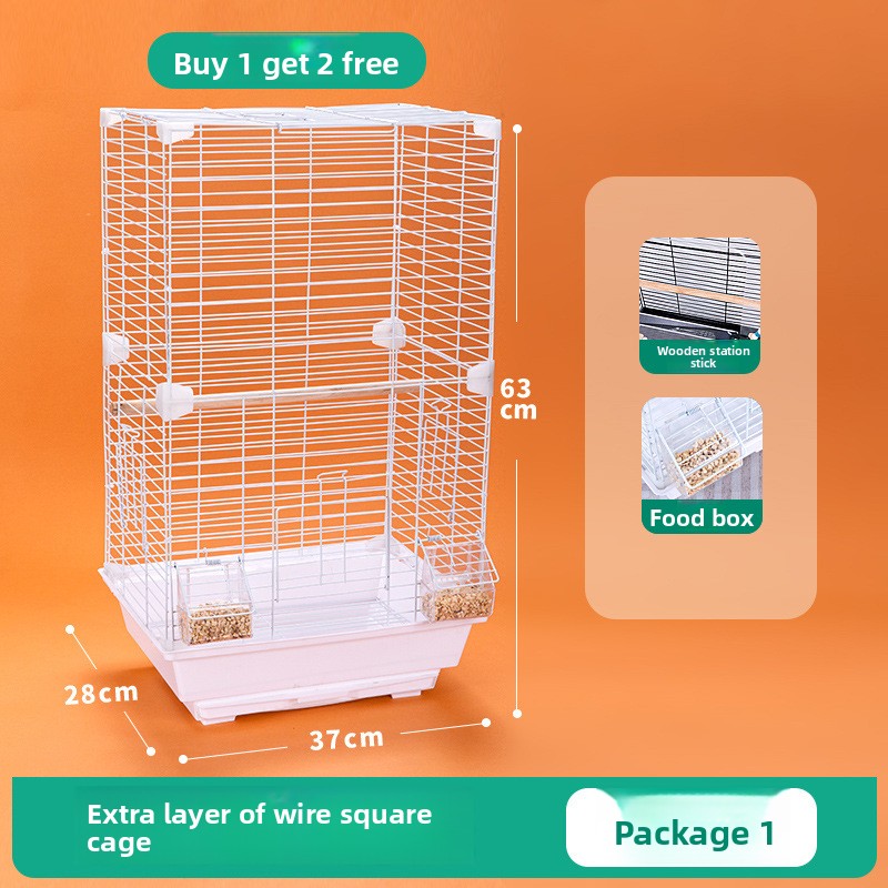 tall golden bird cage