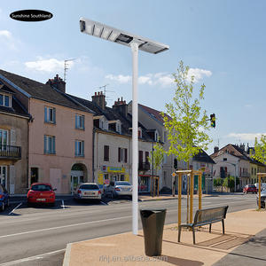 Die-casting Aluminum Solar Street Lamp 100W 120W IP65 Waterproof Integrated <b>LED</b> <b>Light</b> With Intelligent Control for Outdoor Road - Product Image 3