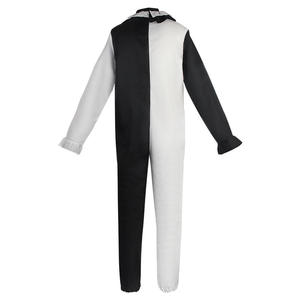 Traje de Terror para Mujer/Hombre, Disfraz de Payaso de Terror para Halloween, Conjunto de Body Blanco y Negro, Ropa Artística de Cine y Televisión - Product Image 3