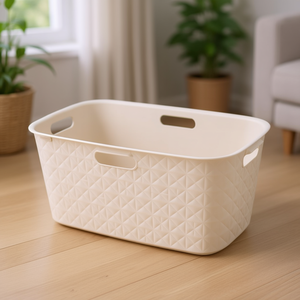 Cesta plastica riciclata (60x40x27,5cm) SOFTEX Bianco gesso K258701 - Product Image 3
