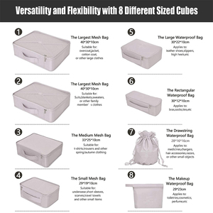 <span class=keywords><strong>Bolsa</strong></span> de Viaje Plegable de Gran Capacidad con Cierre Retráctil, Impermeable y Resistente, Compresión al Vacío, para Uso en Sala de Estar, Material Oxford - Product Image 3