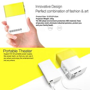 Yinzam Portable <span class=keywords><strong>YG300</strong></span> <span class=keywords><strong>Mini</strong></span> <span class=keywords><strong>PROYECTOR</strong></span> BARATO PARA EL HOGAR Niños Smart Pocket Cinema Video <span class=keywords><strong>Proyector</strong></span> YG-300 <span class=keywords><strong>PRO</strong></span> 1000 LUX 1080p Beamer - Product Image 3