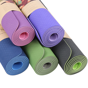 High Quality XINGYUN 6mm Thick TPE Custom Logo Non-Slip <b>Yoga</b> <b>Mat</b> 183cm Soft Rebound Double-Sided Factory Wholesale - Product Image 5