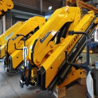 Grue à flèche articulée chinoise GSQZ330.5 GSQZ330.6 16,5T, grue montée sur camion avec télécommande
