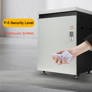 P-5 High Security Level Heavy Duty 16 Sheets <strong>A3</strong> <strong>Paper</strong> CD/Card Shredder 4 Hours Non-Stop Micro Cut Commercial Document 150L Bin - Product Image 1