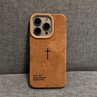 Coque de téléphone en TPU à motif croisé simple pour 16PROMAX, compatible avec 15/14/13, protection 360°, peinte par pulvérisation