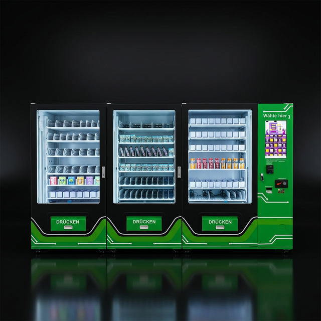 Smart 24-Hour AI Combo Vending Machines SDK Touchscreen Cloud-Based Management for Unattended Retail Snacks Beverages Card
