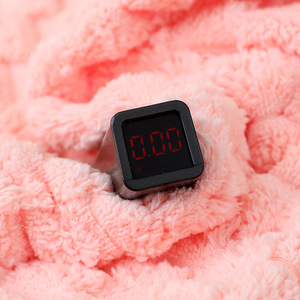 ชุดผ้าเช็ดตัวขนแกะปะการังจินอาว 3 ชิ้น ซึมซับน้ำได้ดี สีชมพูเชอร์รี่บลอสซั่ม สีขาวนวล สีเทาอ่อน สีฟ้า - Product Image 2