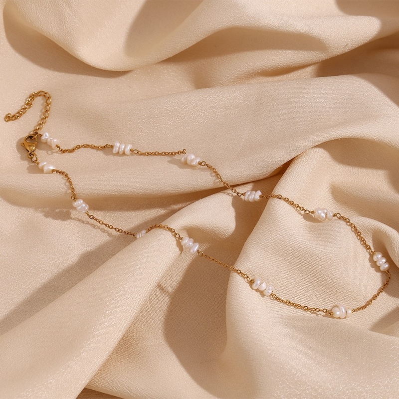 Trendy 18K Gold Plated Fresh Water