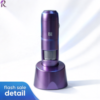 Analyseur de cuir chevelu portable Wi-Fi à IA avec double lumière UV blanche pour salon de coiffure et contrôle de la santé des follicules pileux à domicile