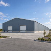 Structure en acier durable, entrepôt industriel, atelier de stockage, bâtiment métallique préfabriqué pour la logistique et la fabrication