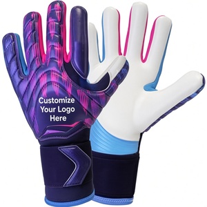 Gants de gardien de but de qualité supérieure avec impression par sublimation, matériau PU, paume antidérapante, dos respirant, design unisexe - Product Image 1
