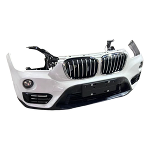 Adecuado para 16-19 <span class=keywords><strong>BMW</strong></span> <span class=keywords><strong>X1</strong></span> F48 montaje de parachoques delantero rejilla radiador ventilador entrada campana luces antiniebla - Product Image 1