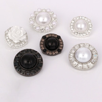Kancing Mutiara Gaya Cina, Kancing Warna-warni & Hitam Custom, Kancing untuk Gaun, Blazer, Jersey, dan Pakaian Luar