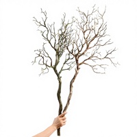 Décoration florale artificielle blanche en forme de bois de cerf, ornements faits à la main, style Mori, fausses branches séchées pour mariage