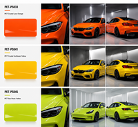 Film de protection de peinture automobile vert en TPU auto-réparant, résistant aux UV, hydrophobe, garantie 10 ans, brillant, anti-rayures, OEM ODM
