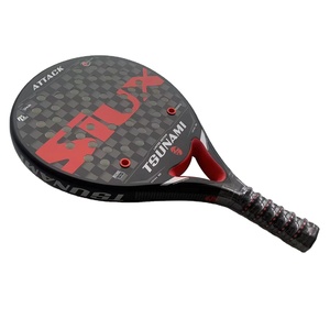 Raqueta Tenis <span class=keywords><strong>Padel</strong></span> Superficie Fibra Carbono con EVA Memory Flex Foam Core <span class=keywords><strong>Beach</strong></span> <span class=keywords><strong>Padel</strong></span> Rojo - Product Image 3