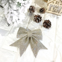 Metallic Glitter Geschenk Pailletten Band Bogen Urlaub Dekoration Paket Weihnachts baum Bowknot