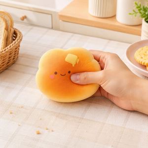 Custom Bread Squishy Personalized Stress Relief <b>Toy</b> Soft Sensory Fidget <b>Desk</b> Decor Customizable Gift for Welcome Gifts Students - Product Image 5