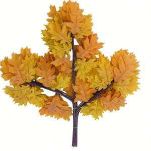 Rami Artificiali di Acero con Stelo Lungo e Robusto per Decorazione Vasi da Terra, Ingresso, Corridoio, Accento Verde Moderno per la Casa - Product Image 2