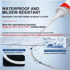 Thời tiết xây dựng trung tính Sealant Polyurethane kháng atructural Silicone cho xây dựng cho sử dụng ngoài trời - Product Image 5