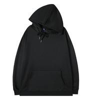 Pull à capuche pour homme en tricot uni 100% polyester