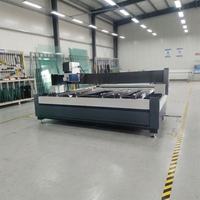 Machine de marquage laser FEIKE 3 en 1 CNC haute rigidité 380V pour le sablage, le ponçage et la gravure sur verre et miroir