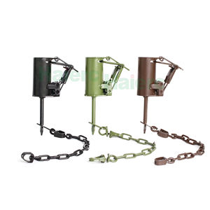 Piège à animaux robuste Haierc, réutilisable et sans cruauté, pour la <span class=keywords><strong>capture</strong></span> vivante des ratons laveurs, des renards, des coyotes et autres animaux sauvages HC2703 - Product Image 2